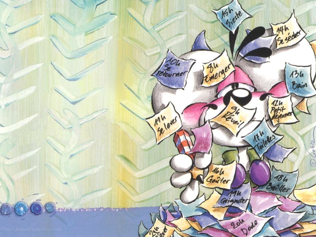 dog with schedule notes