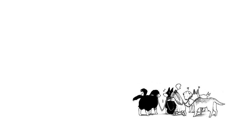 dogs in a group