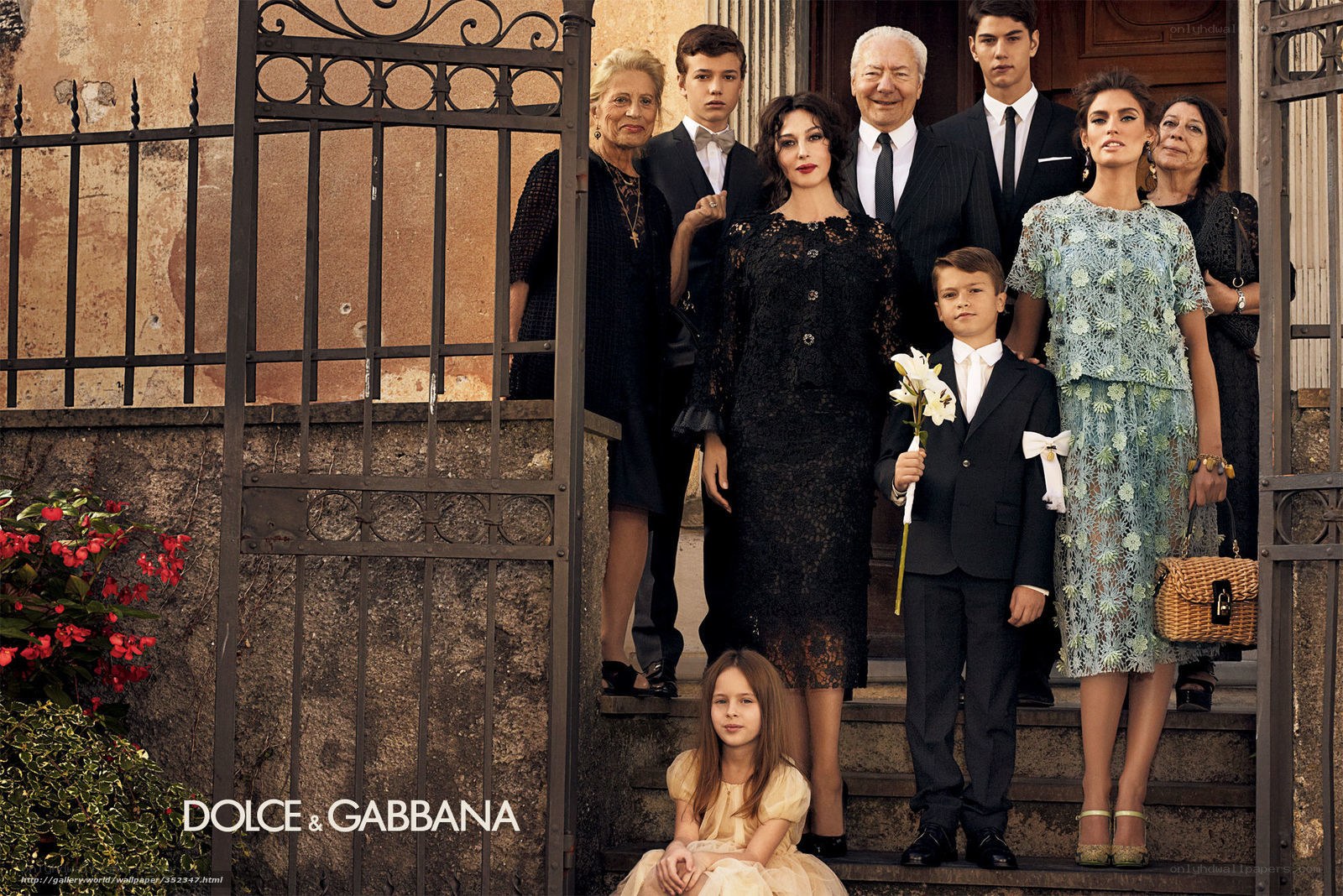 Dolce & Gabbana family portrait