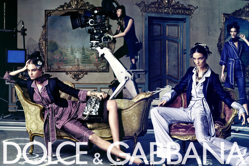 Dolce & Gabbana fashion shoot