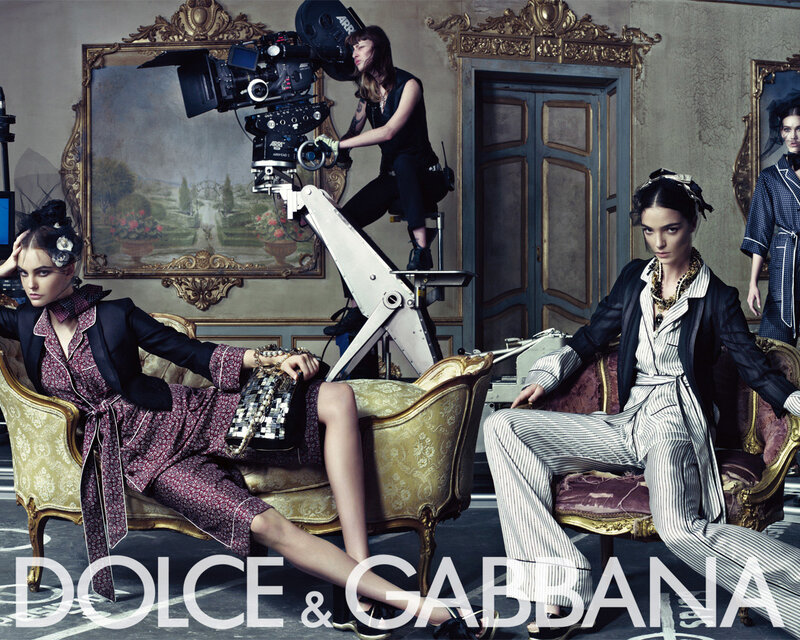 Dolce & Gabbana fashion shoot