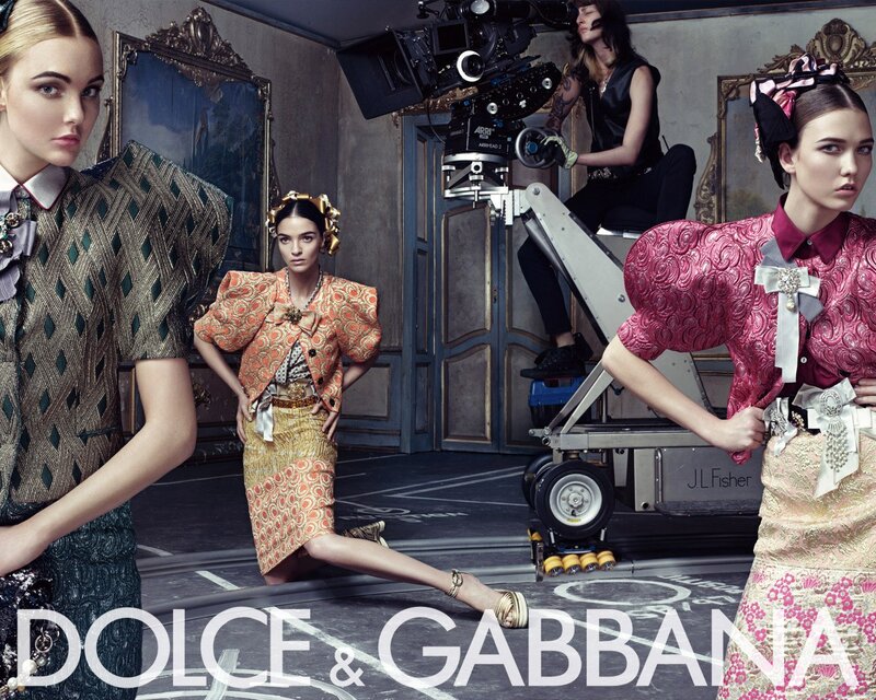 Dolce & Gabbana fashion shoot