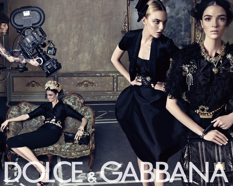 Dolce & Gabbana fashion shoot