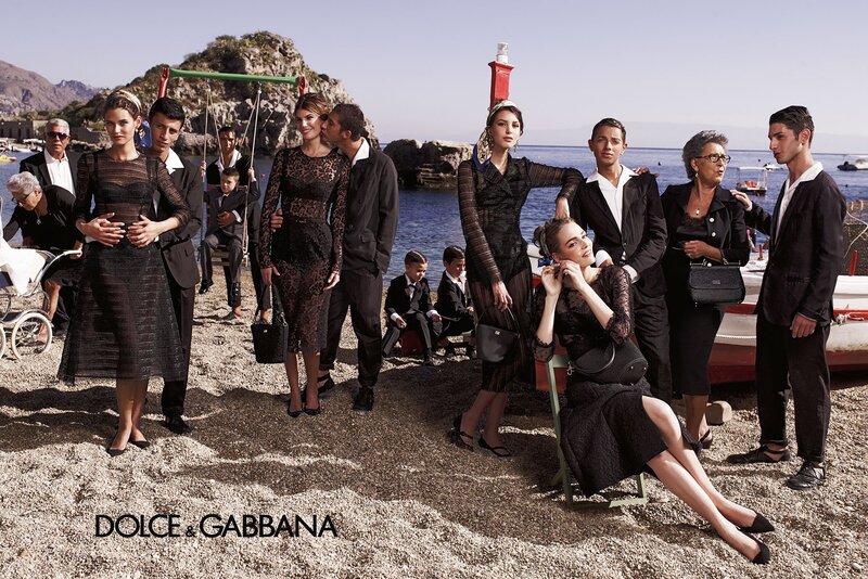 Dolce & Gabbana fashion shoot