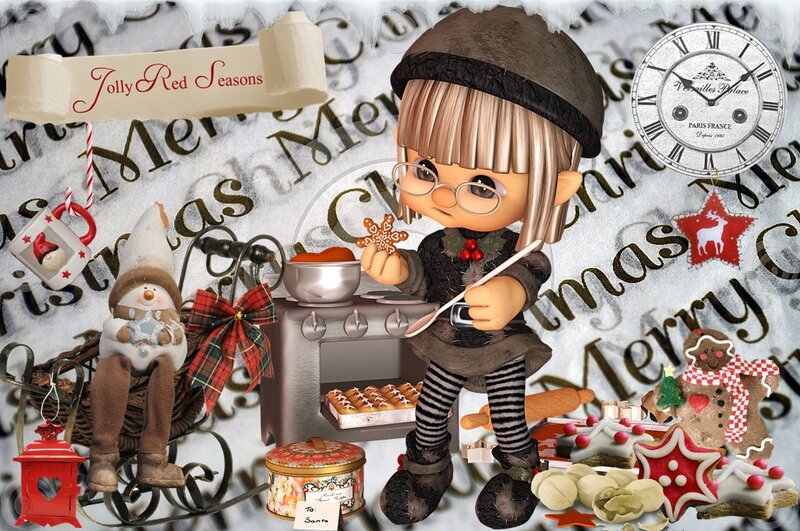 Doll Baking Cookies