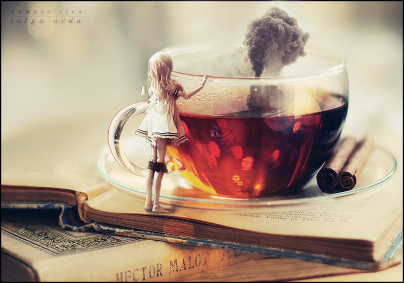Doll Beside Tea Cup