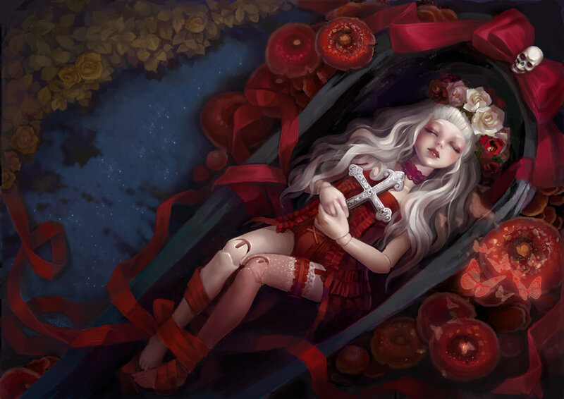 Doll in a Coffin