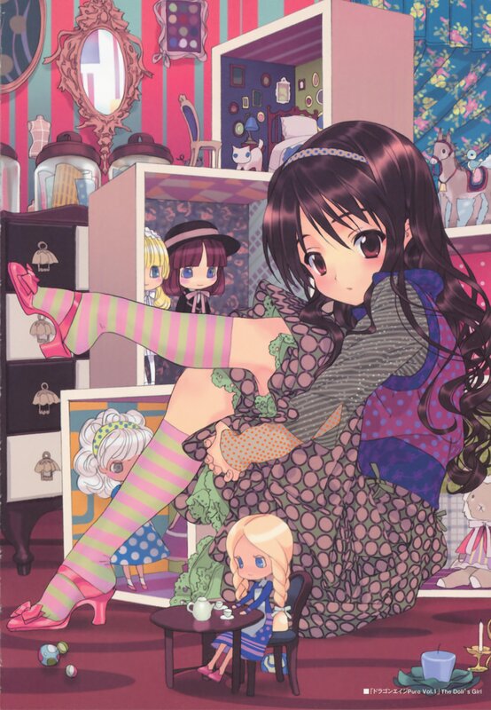 doll in a colorful room