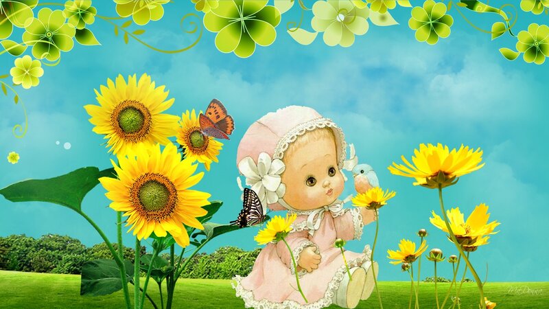 Doll in a Garden