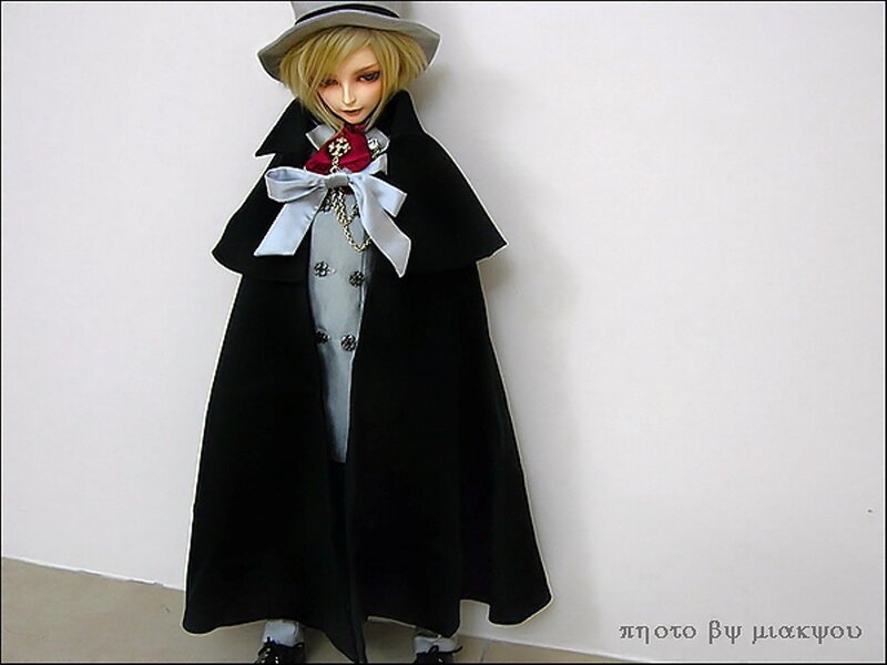 Doll in Black Coat — Neutral