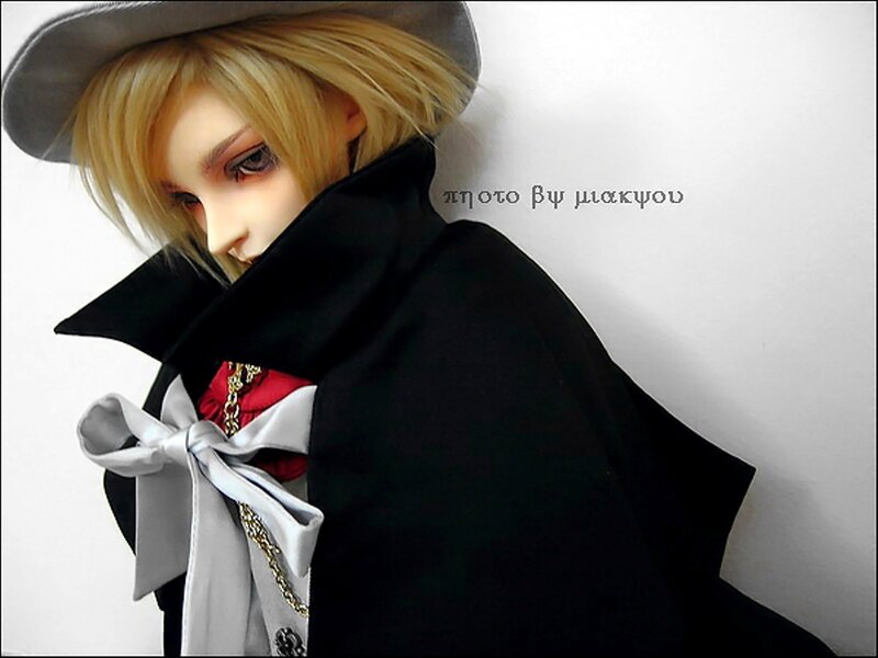 Doll in Black Coat