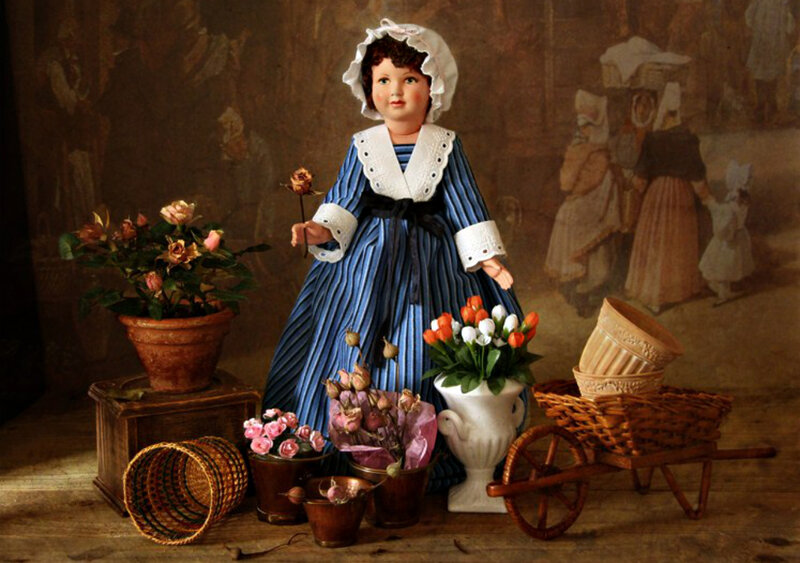 Doll in Blue Dress — Serene
