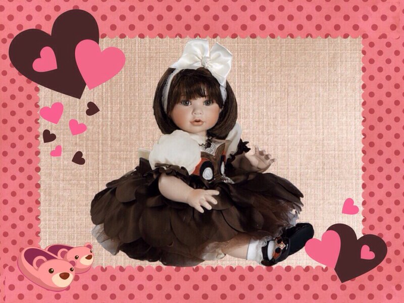 Doll in Brown Dress