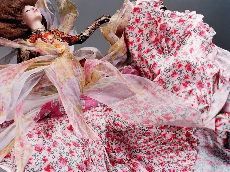 Doll in Floral Dress