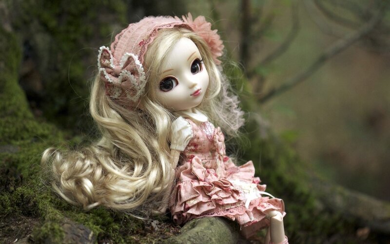 Doll in Forest — Pink