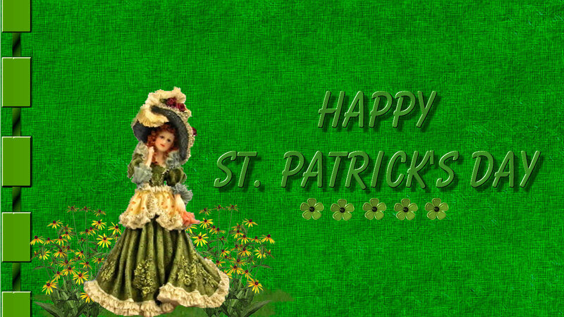 Doll in Green Dress