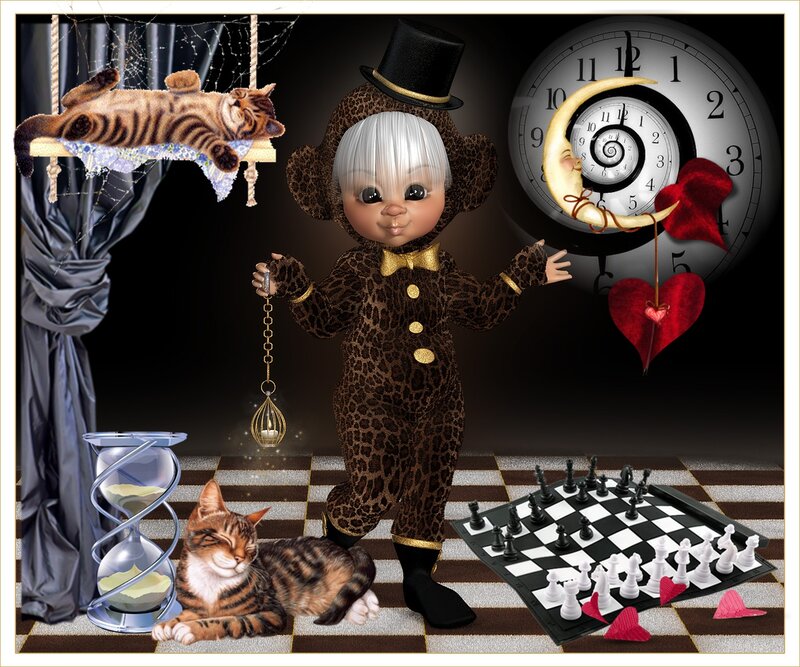 Doll in Leopard Suit
