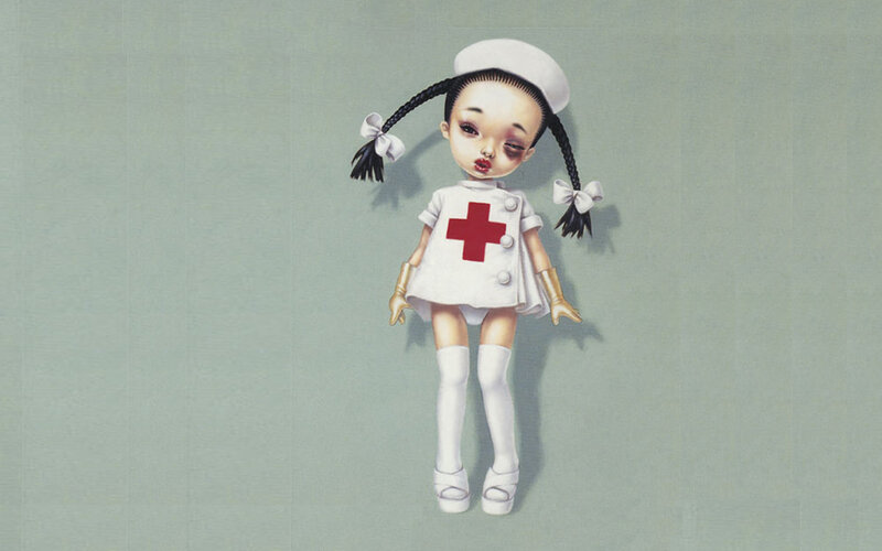 doll in nurse outfit