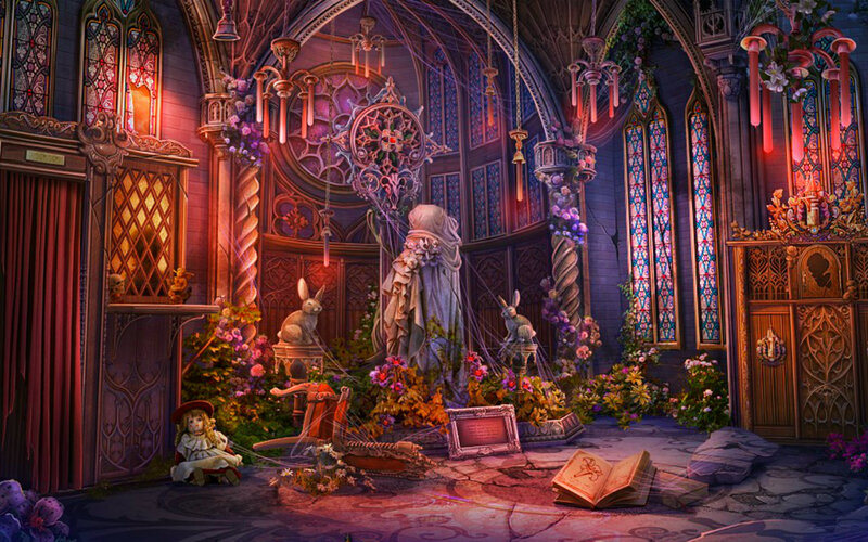 Doll in Ornate Room