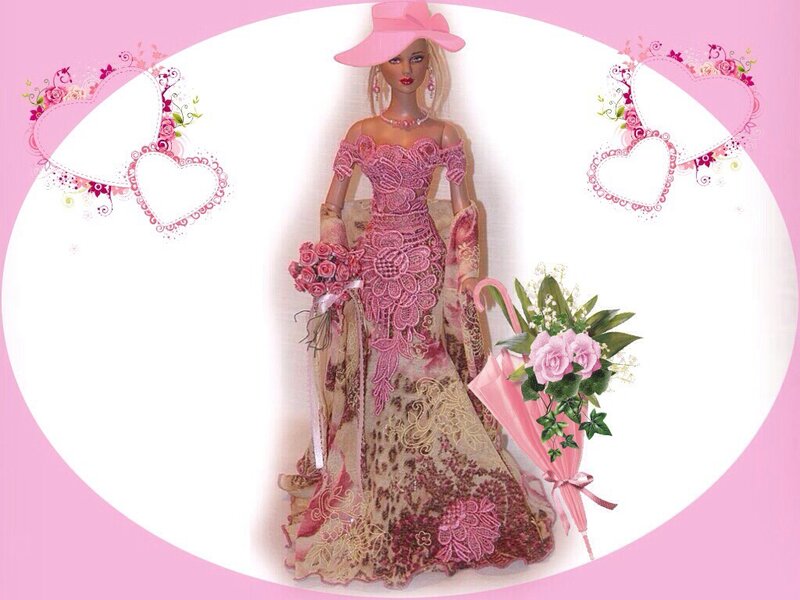 Doll in Pink Dress — Romantic