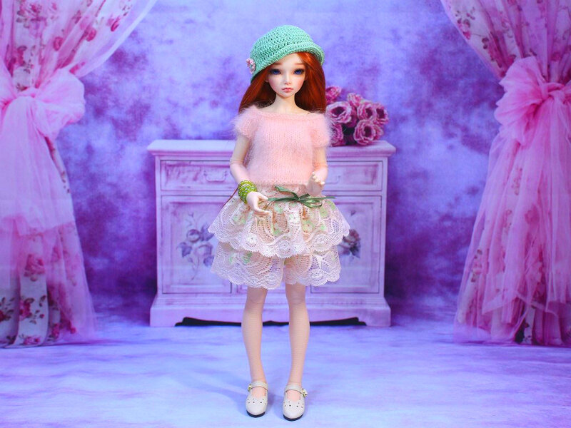 Doll in Pink Dress