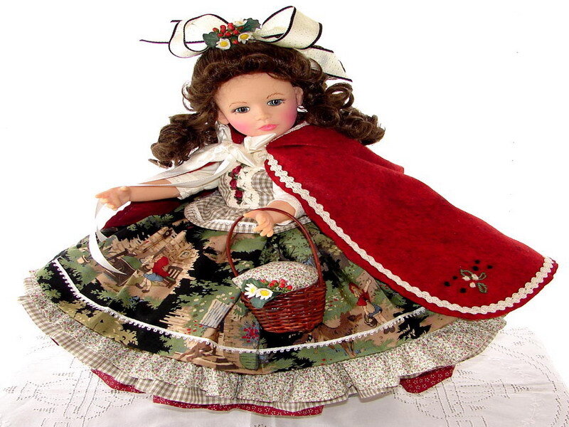 doll in red cloak