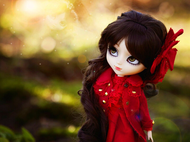 Doll in Red Dress — Serene