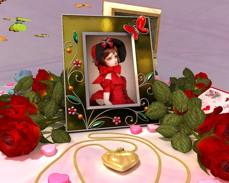 Doll in Red Dress