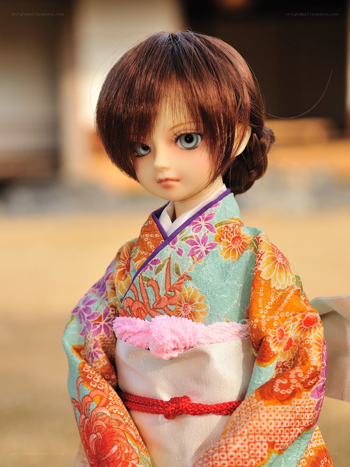 doll in traditional kimono