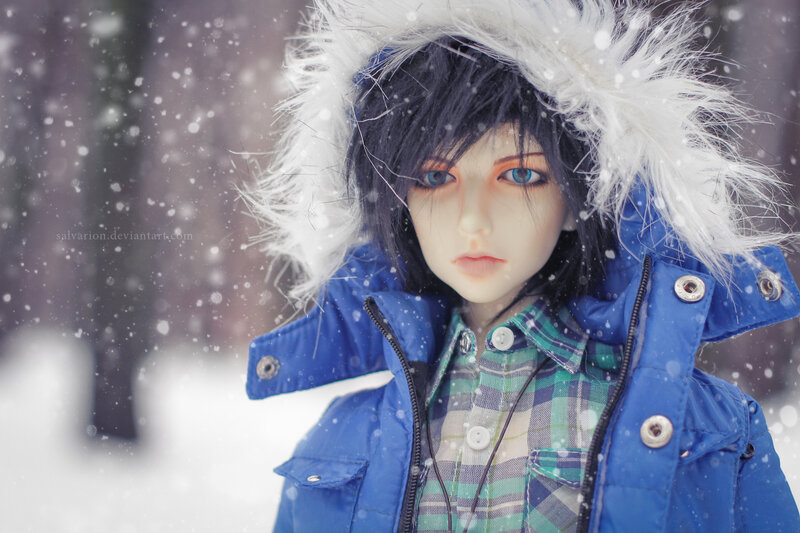 Doll in Winter Coat