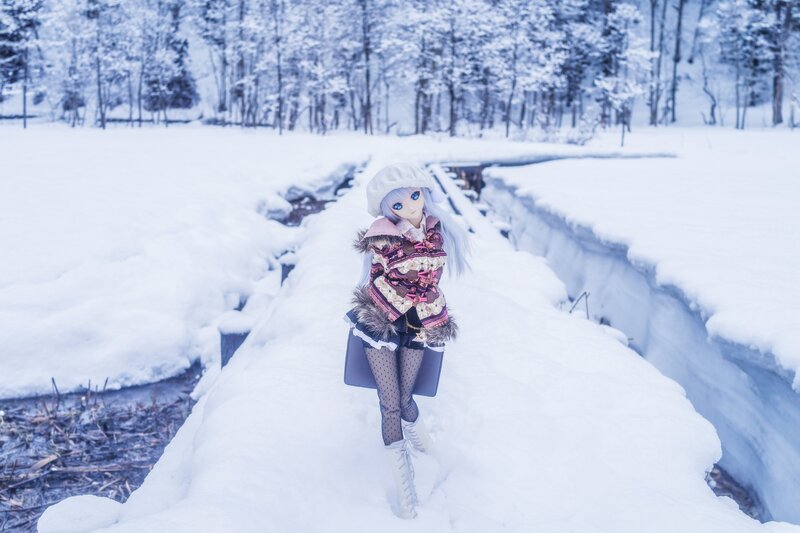 Doll in Winter Outfit