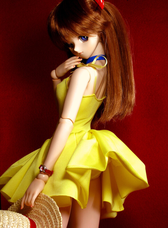 doll in yellow dress