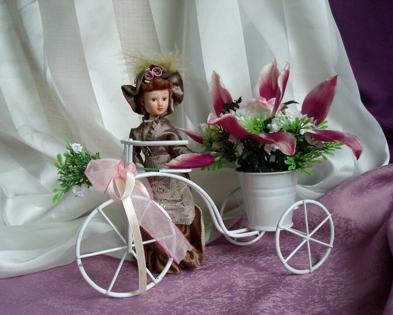 Doll on a Bicycle