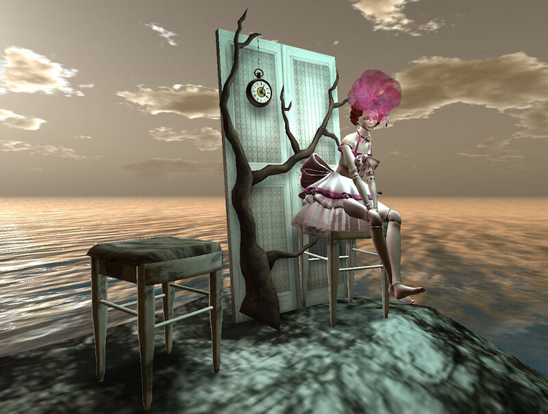 Doll on a Stool