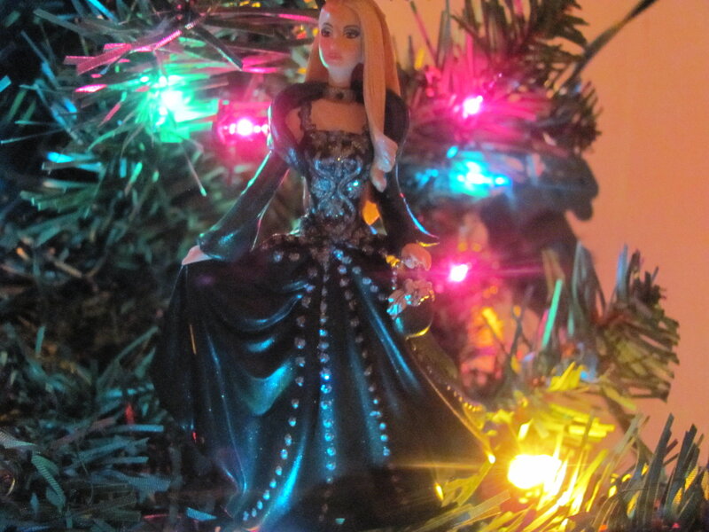 Doll Ornament on Tree