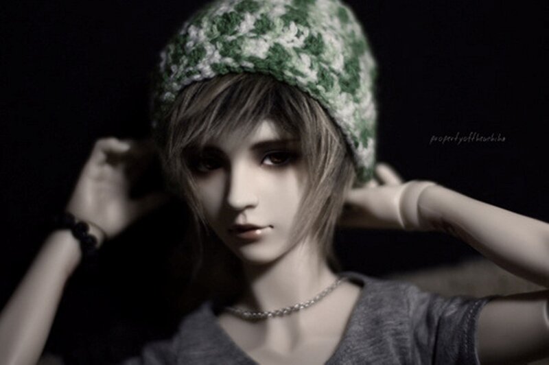 Doll Wearing Beanie