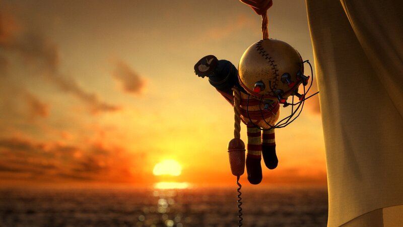Doll with Baseball Head — Orange