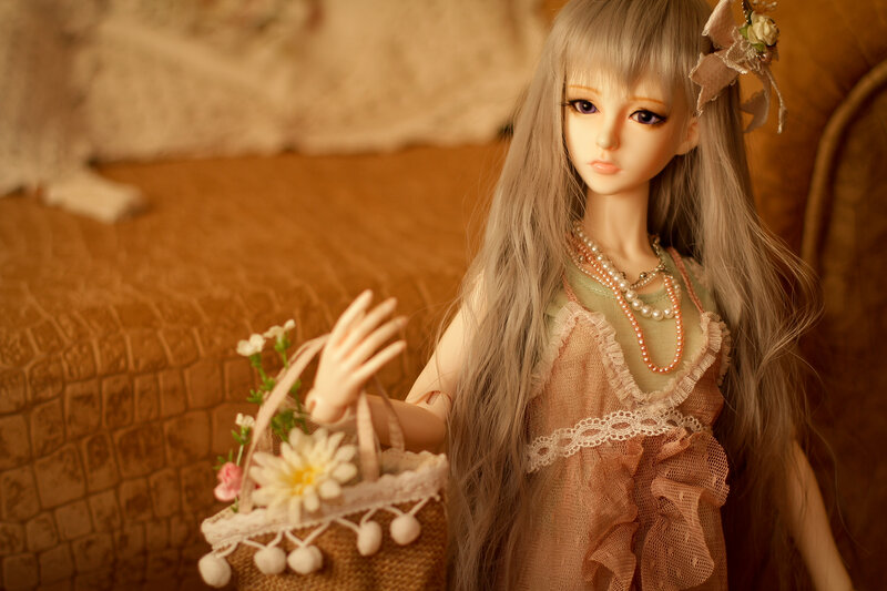 Doll with Basket