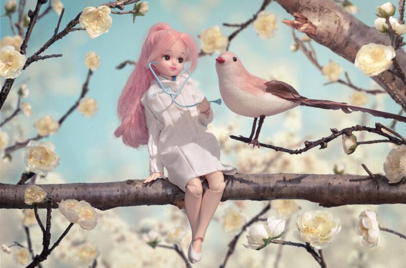 Doll with Bird on Branch