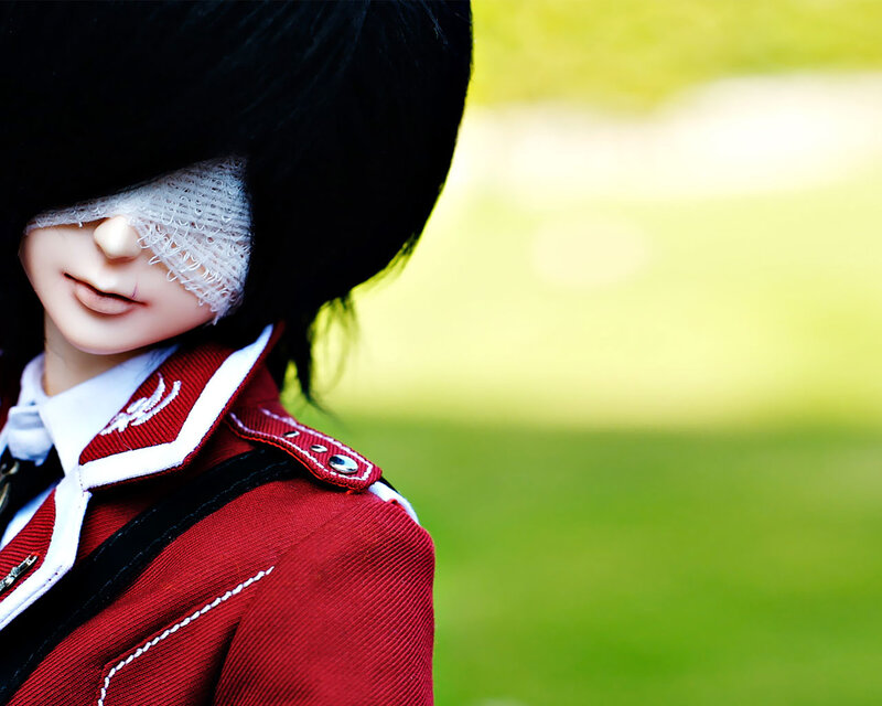 Doll with Blindfold — Red