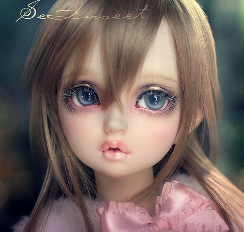 Doll with Blue Eyes — Brown, Serene
