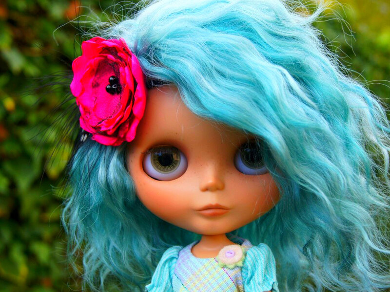 Doll with Blue Hair — Calm