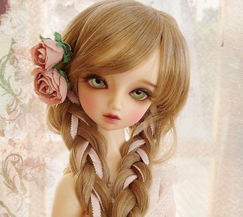 Doll with Braided Hair