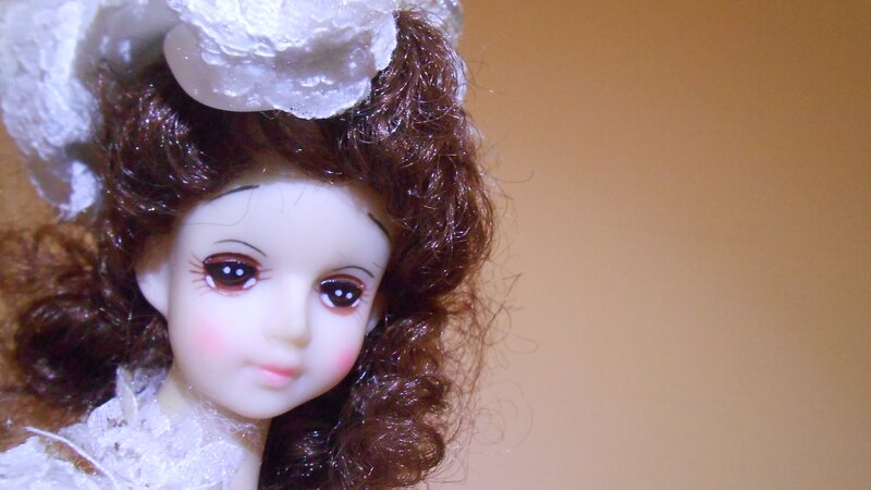 Doll with Brown Hair — Calm, Photograph