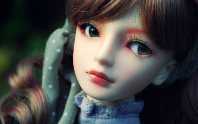 Doll with Brown Hair — Serene