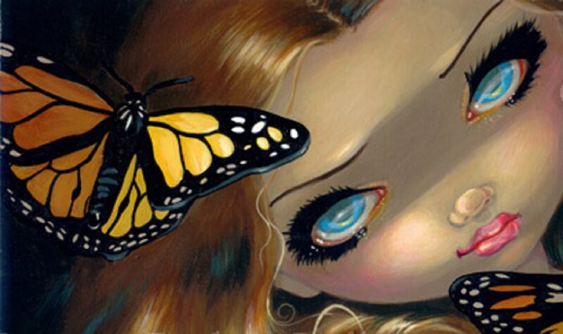 Doll with Butterfly