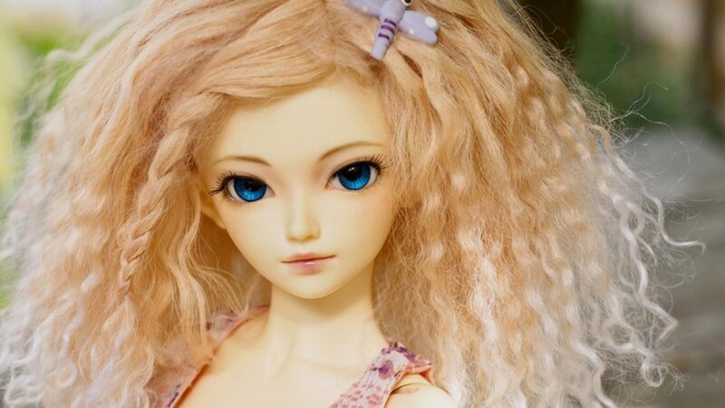 Doll with Curly Hair — Blonde