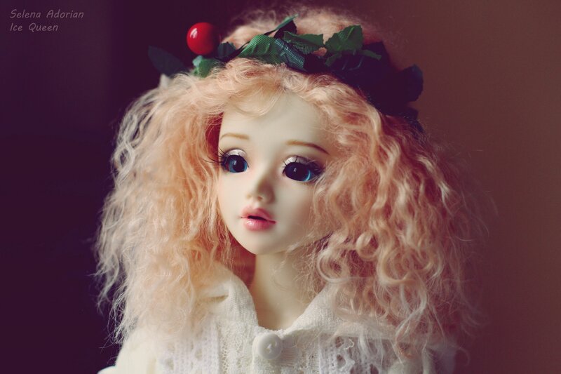 Doll with Curly Hair — Pink