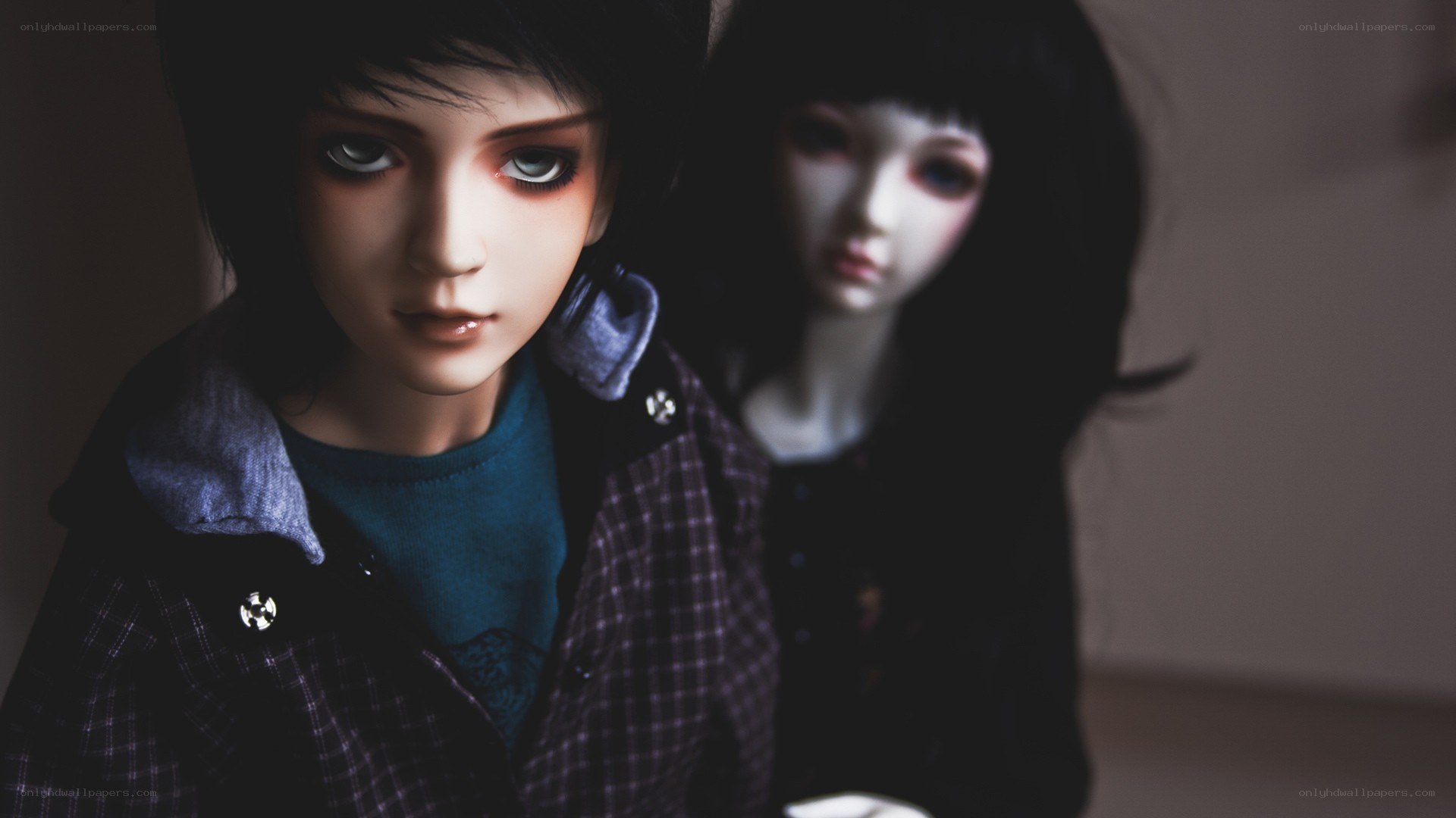 doll with dark hair