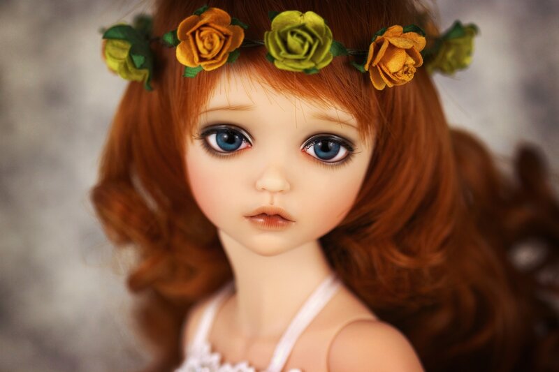 Doll with Flower Crown